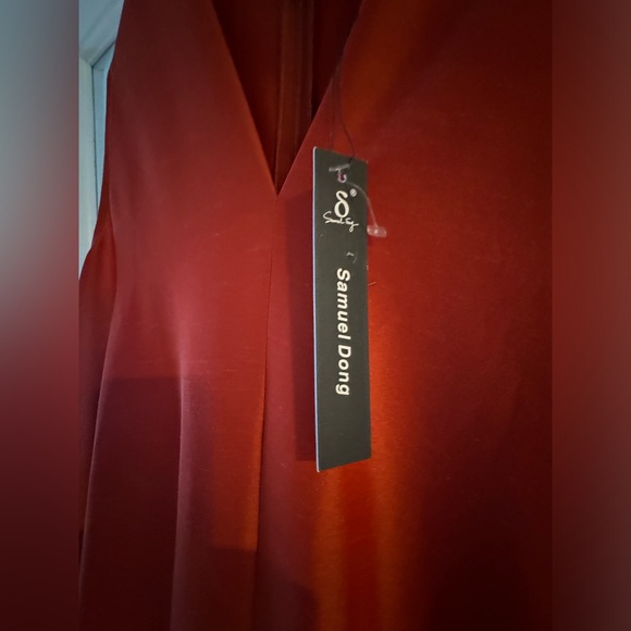 Samuel Dong Jumpsuit - size L - rust Red Color - Picture 4 of 6